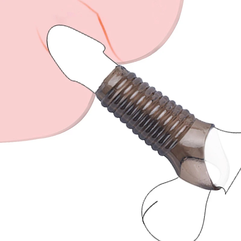 3/4 Penis Rings Cock Rings Penis Sleeve Penis Trainer Delay Ejaculation High Elasticity Time Lasting Sex Toys for Men