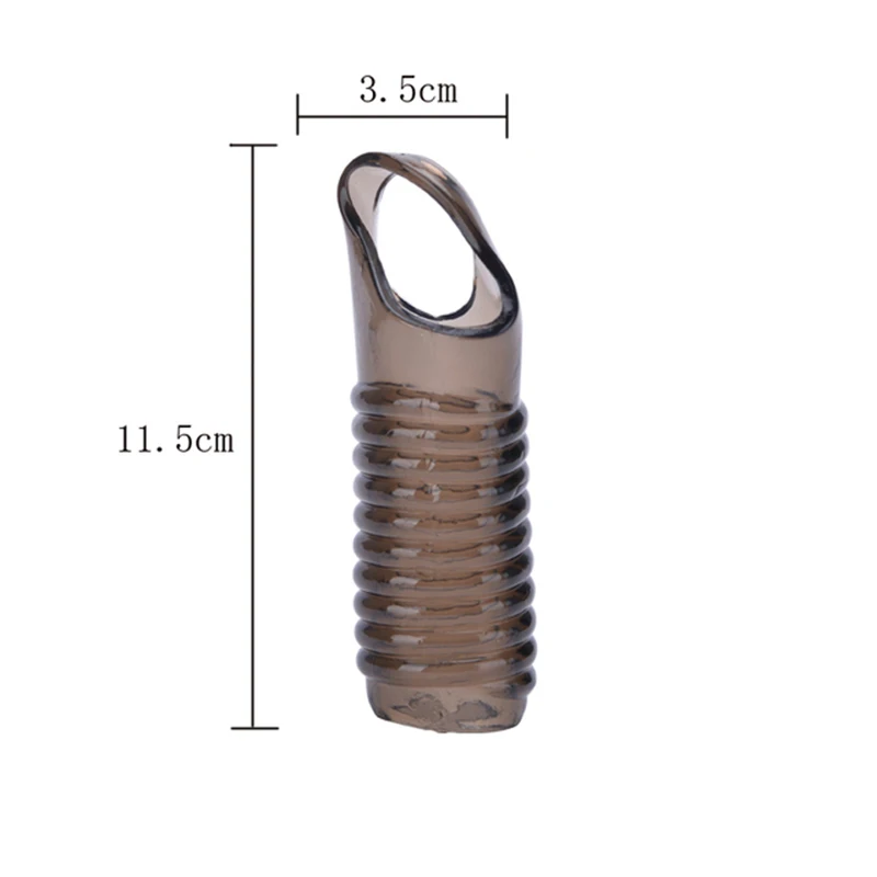 3/4 Penis Rings Cock Rings Penis Sleeve Penis Trainer Delay Ejaculation High Elasticity Time Lasting Sex Toys for Men