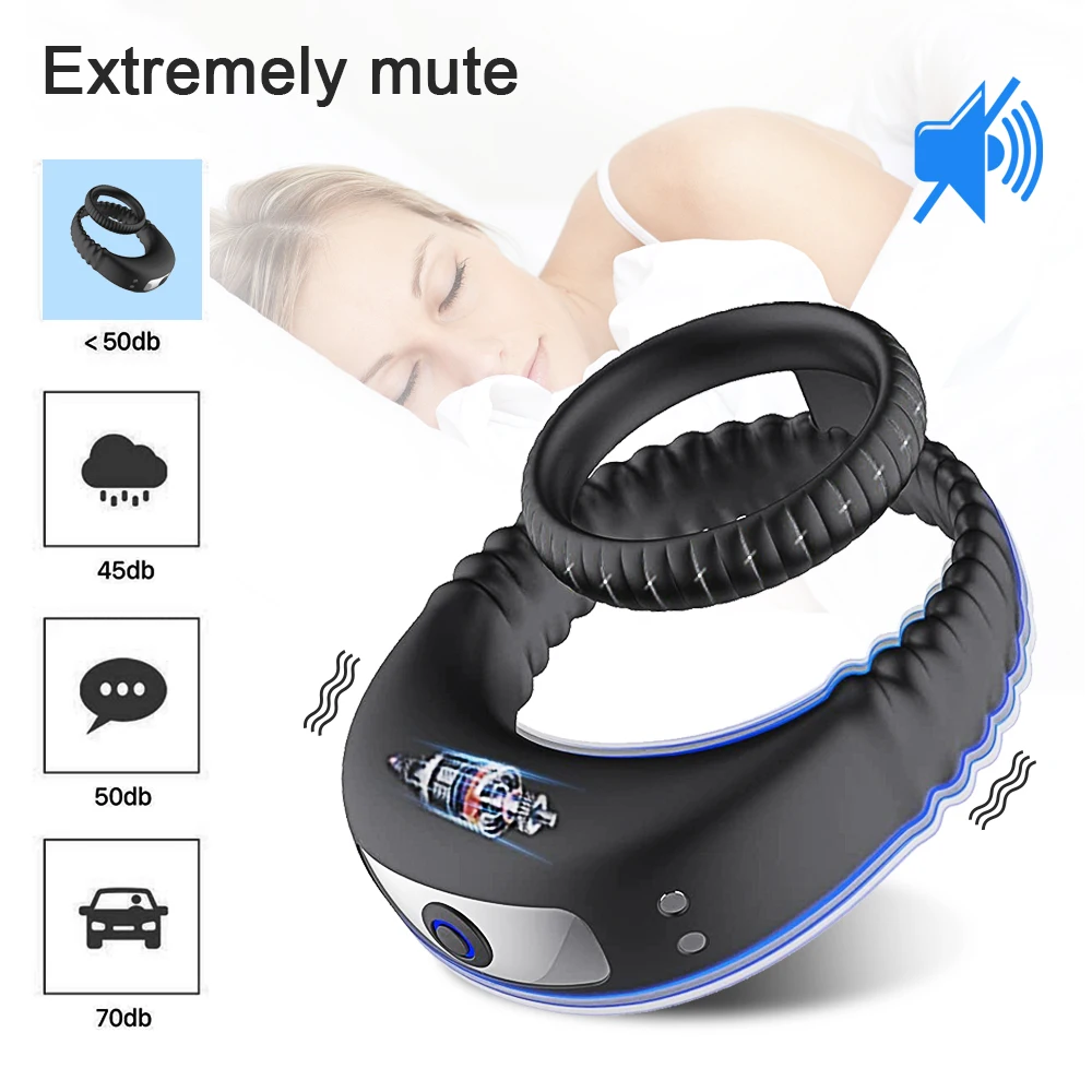 Vibrator Cock Ring Penis Delay Ejaculation Cockring on for Man Sex Toys for Men Couple Rings Penisring Toys for Adults 18 Vibrator Cock Ring Penis Delay Ejaculation Cockring on for Man Sex Toys for Men Couple Rings Penisring Toys for Adults 18