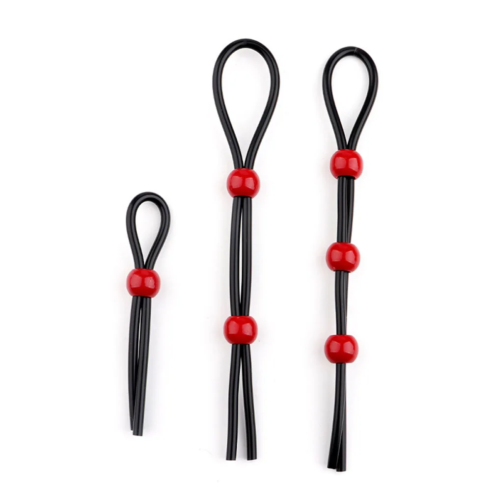 Adjustable Penis Ring Rope BeadsSpermlock Ring Assist Erection Silicone Ejaculation Delay Cock Scrotum Ring Man Lasting Cockring Adjustable Penis Ring Rope BeadsSpermlock Ring Assist Erection Silicone Ejaculation Delay Cock Scrotum Ring Man Lasting Cockring