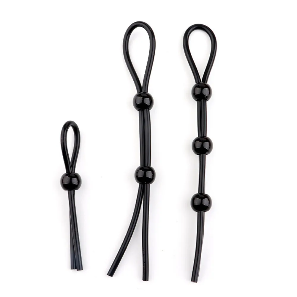 Adjustable Penis Ring Rope BeadsSpermlock Ring Assist Erection Silicone Ejaculation Delay Cock Scrotum Ring Man Lasting Cockring Adjustable Penis Ring Rope BeadsSpermlock Ring Assist Erection Silicone Ejaculation Delay Cock Scrotum Ring Man Lasting Cockring