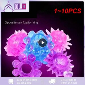 1~10PCS Penis Ring Delaying Ejaculation Flexible Clit Rings Cock Penis Ring For Men Sex Toy Products