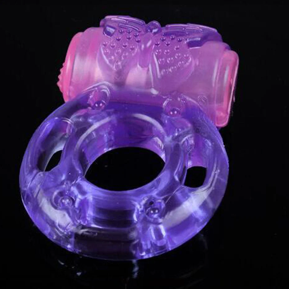 Delay Penis Rings Vibrating Cock Ring, Stretchy Intense Clit Stimulation Couples Sexy Toy Premature Ejaculation Lock Sex Product