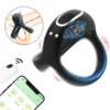 Vibrating Cock Ring for Men Silicone Penis Rings Intense Vibration Mens Vibrator Longer Harder Stronger Erection Adult Sex Toys