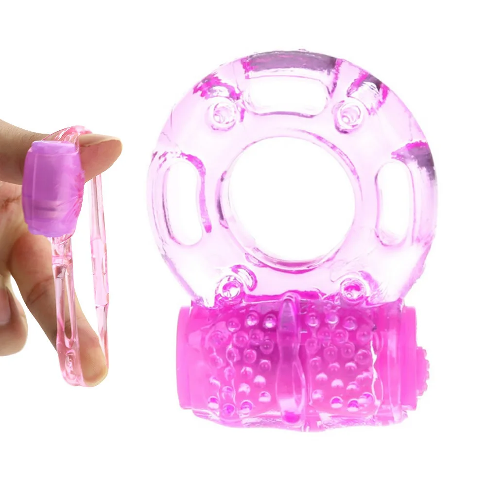 Cock Ring Vibrator Vibrating Rings Clitoral Stimulator Penis Erect Erection Enhance Sex Ability Product Sex Toys for Men