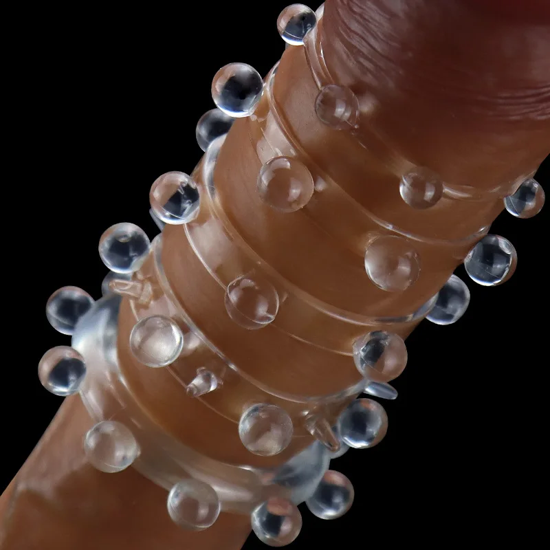 Man Beads Cock Ring Delay Ejaculation Adult Toys for Men Dick Enlargement Penis Ring Male Sex Toys Stronger Erection Cockring