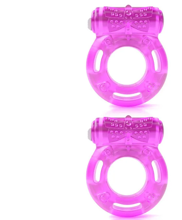 Soft TPE Male delay Penis ring Vibrating Clitoral Stimulator Strong Penis Erect Cock Ring Cage Semen Lock Ring Sex Toys For Men
