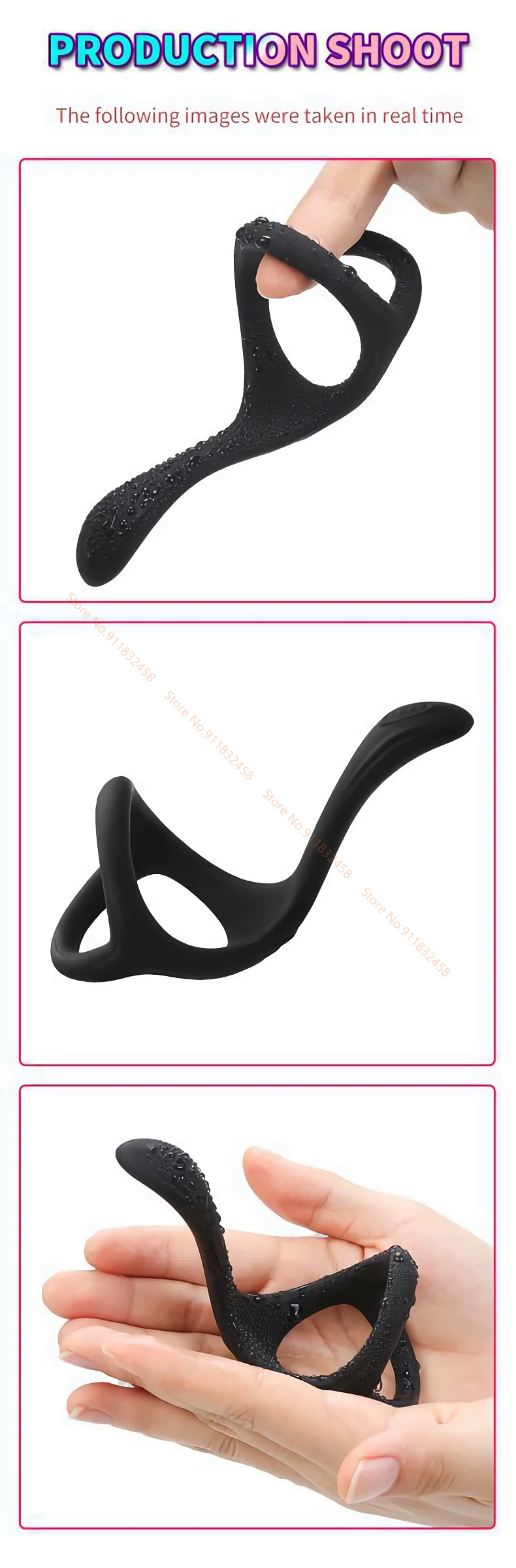 Delayed Ejaculation Penis Ring Cock Ring for Men Chastity Cage Sex Toy for Couple Cockring Dick Enlarger Rings Men's Masturbator