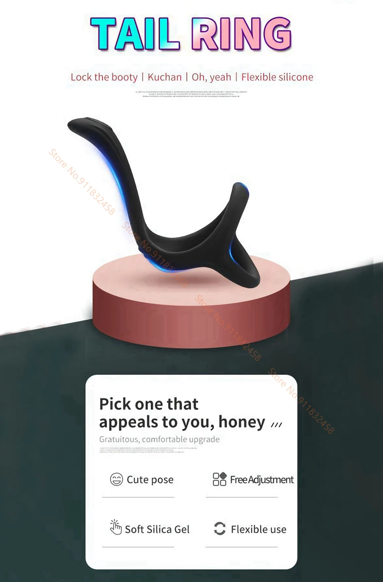 Delayed Ejaculation Penis Ring Cock Ring for Men Chastity Cage Sex Toy for Couple Cockring Dick Enlarger Rings Men's Masturbator