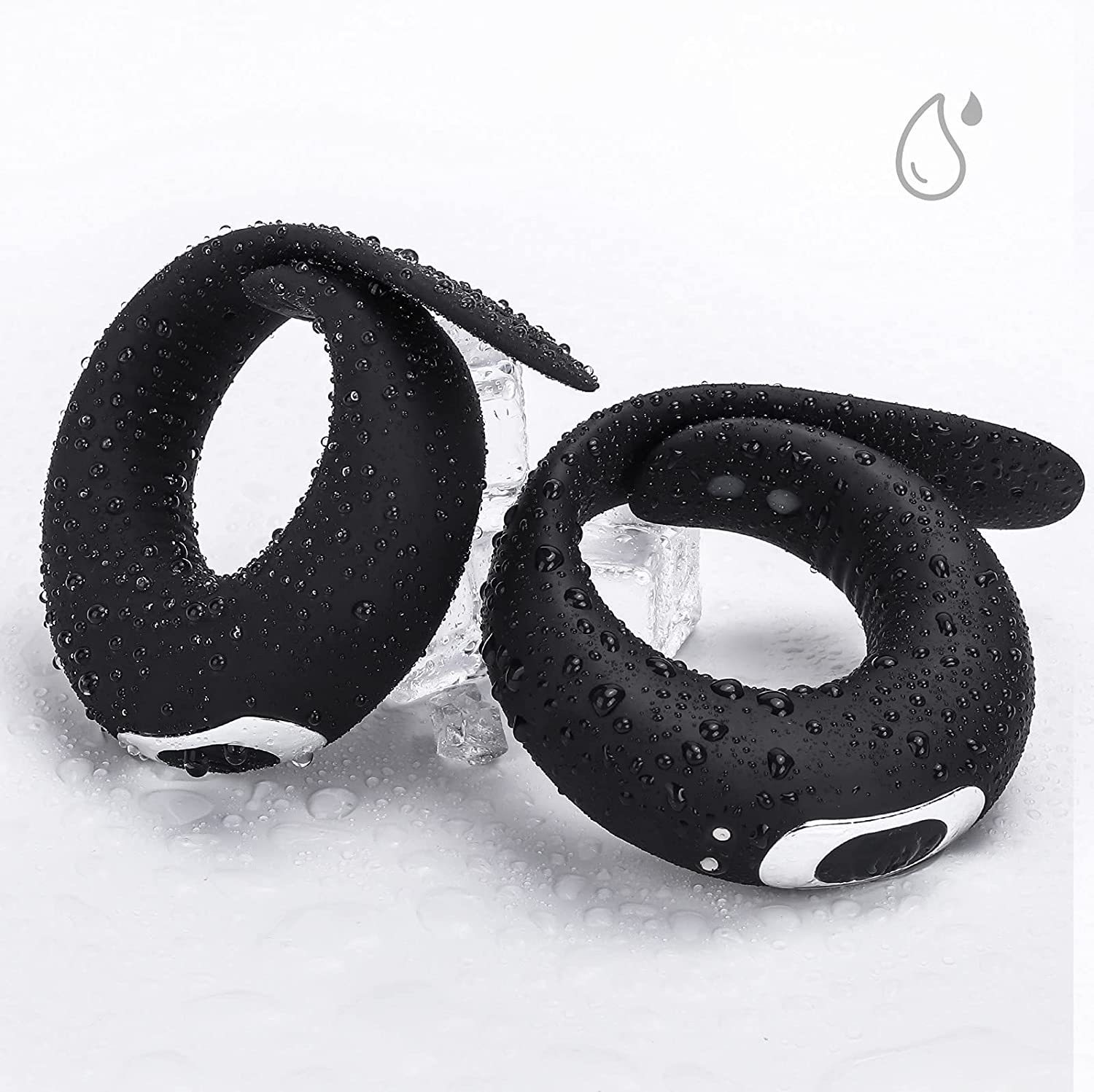 USB Charging Silicone Vibration Penis Ring Men Penis Lock Ring Electric Cock Ring Vibrator Dick Lock Ejaculate Delay Erection