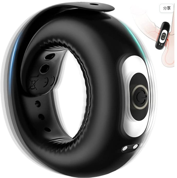 USB Charging Silicone Vibration Penis Ring Men Penis Lock Ring Electric Cock Ring Vibrator Dick Lock Ejaculate Delay Erection