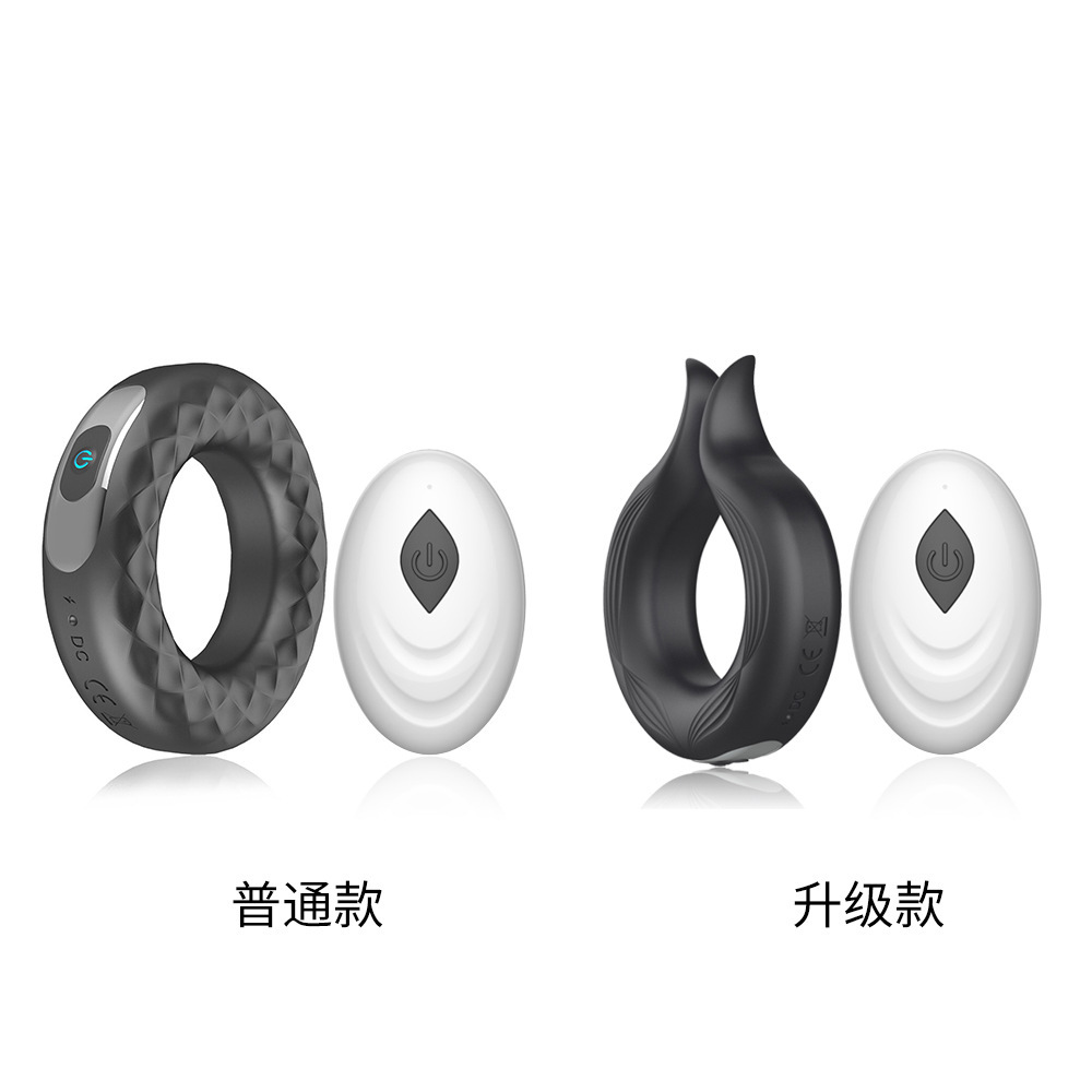 USB Charging Silicone Vibration Penis Ring Men Penis Lock Ring Electric Cock Ring Vibrator Dick Lock Ejaculate Delay Erection