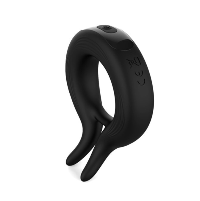 USB Charging Silicone Vibration Penis Ring Men Penis Lock Ring Electric Cock Ring Vibrator Dick Lock Ejaculate Delay Erection