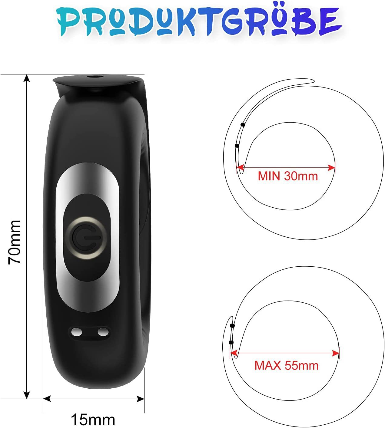 USB Charging Silicone Vibration Penis Ring Men Penis Lock Ring Electric Cock Ring Vibrator Dick Lock Ejaculate Delay Erection