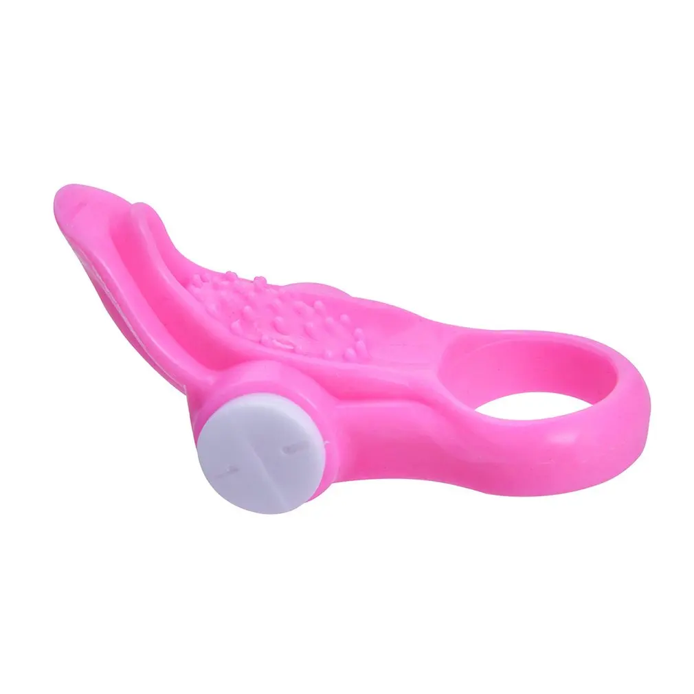 Male Longer Lasting Penis Ring Clitoral Vibrator Cock Lip Tongue Ring Delay Ejaculation Ring Adult Sex Toy For Men Couples
