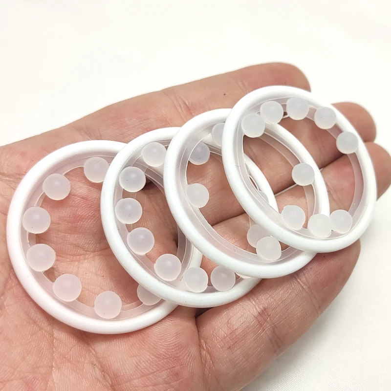 12 Bead Penis Ring Delay Ejaculation Scrotum Lock Ring G-point Clitoral Stimulate Cock Ring Sex Toys Adults Product for Men