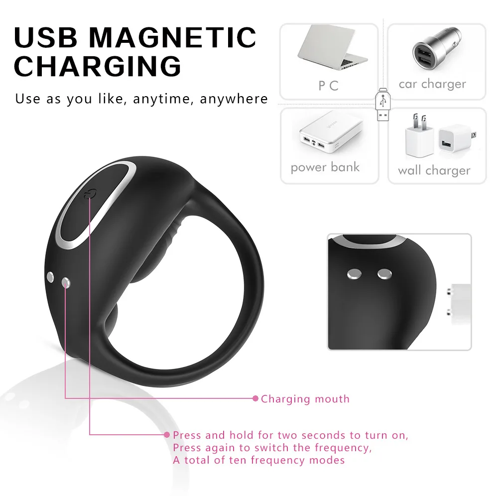 Barugo APP Remote Control Three Vibration Wear Rechargeable Silicone Men's Delay Lock Fine Ring Adult Products Factory