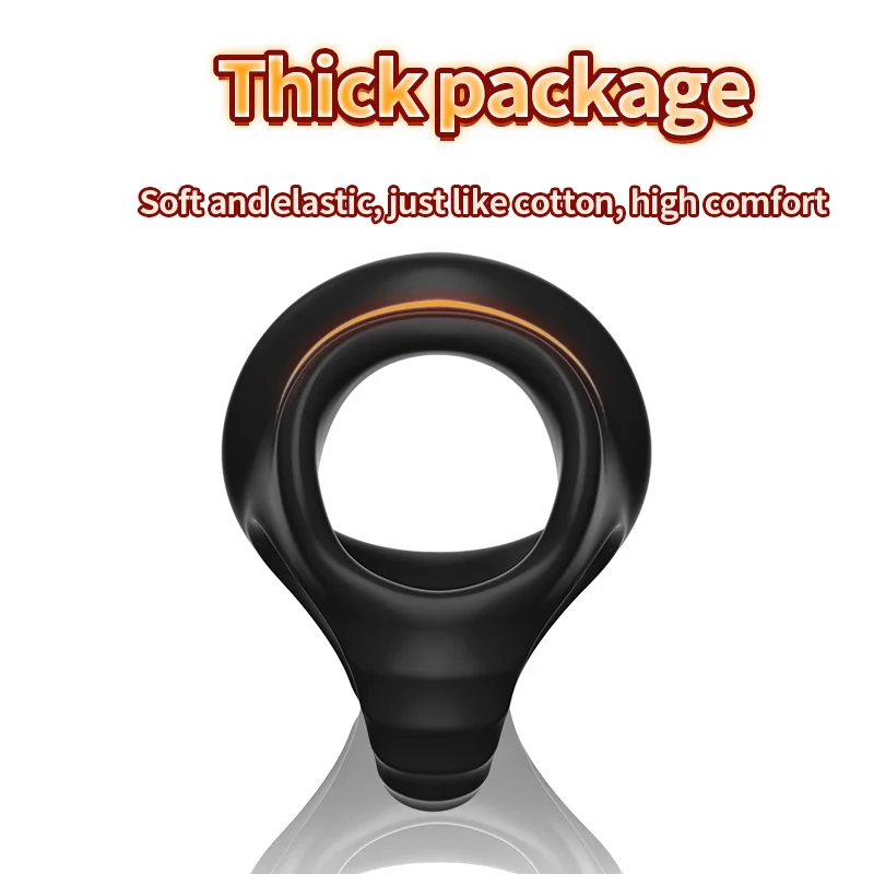 Sex Tool For Men Cock Ring Reusable Silicone Delay Ejaculation Stronger Erection Sex Toys Adult Supplies Linen Nozzle Ring Cock
