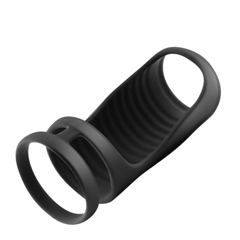 Sex Tool For Men Cock Ring Reusable Silicone Delay Ejaculation Stronger Erection Sex Toys Adult Supplies Linen Nozzle Ring Cock