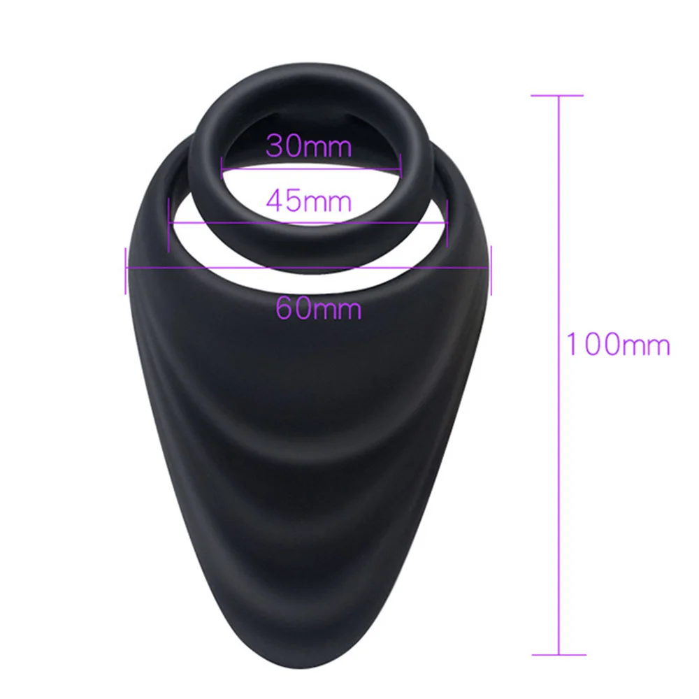 Sex Tool For Men Cock Ring Reusable Silicone Delay Ejaculation Stronger Erection Sex Toys Adult Supplies Linen Nozzle Ring Cock