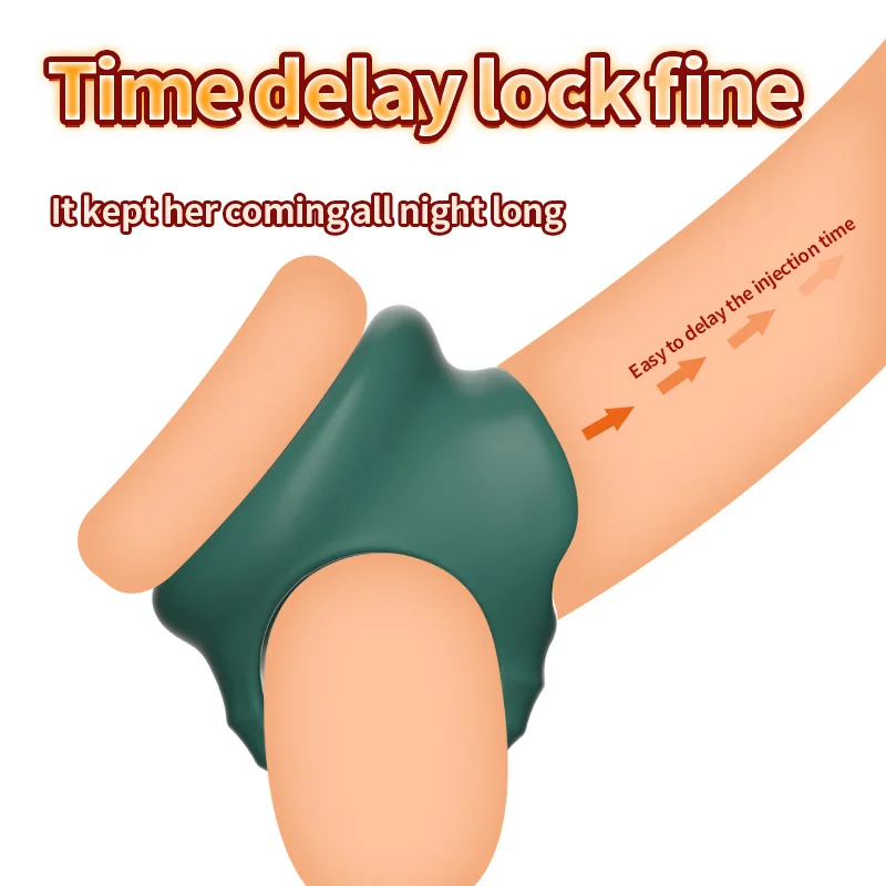 Sex Tool For Men Cock Ring Reusable Silicone Delay Ejaculation Stronger Erection Sex Toys Adult Supplies Linen Nozzle Ring Cock
