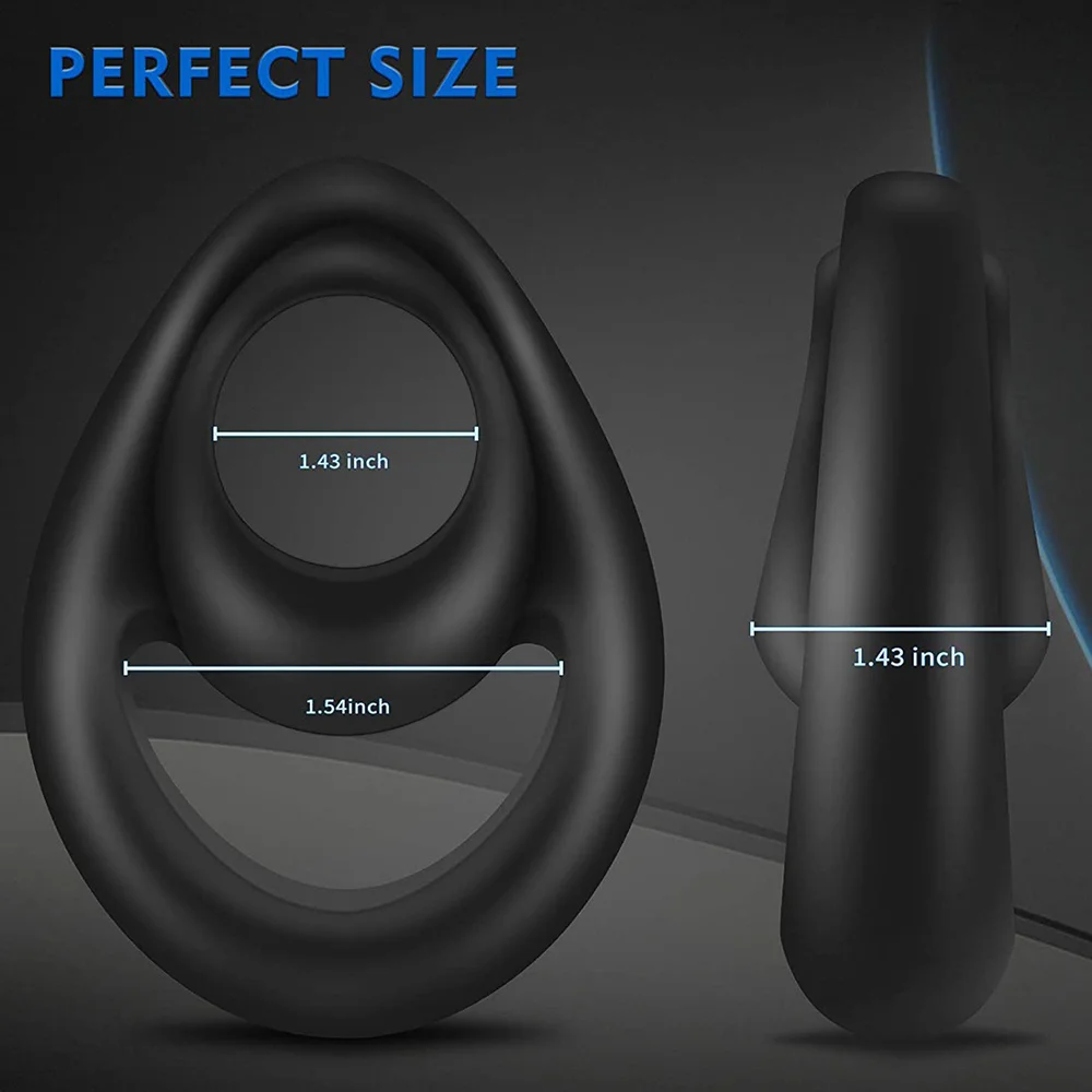 Sex Tool For Men Cock Ring Reusable Silicone Delay Ejaculation Stronger Erection Sex Toys Adult Supplies Linen Nozzle Ring Cock