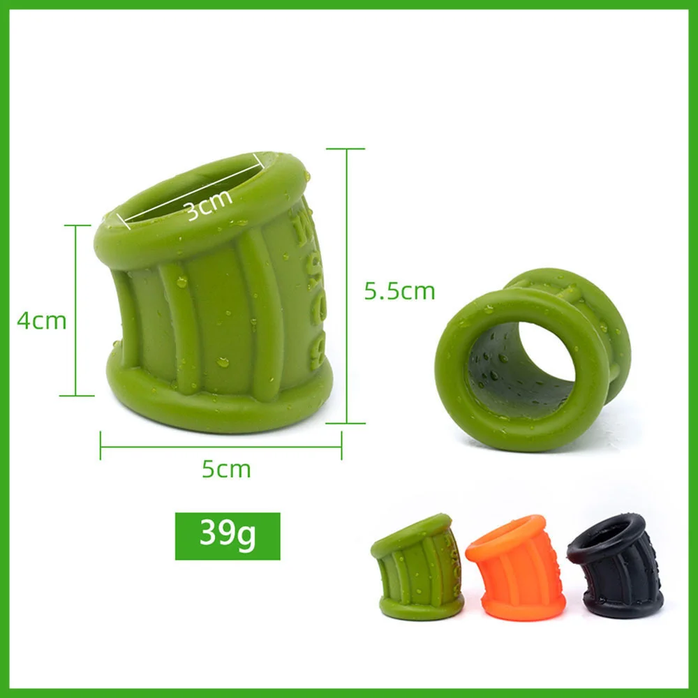 Sex Tool For Men Cock Ring Reusable Silicone Delay Ejaculation Stronger Erection Sex Toys Adult Supplies Linen Nozzle Ring Cock