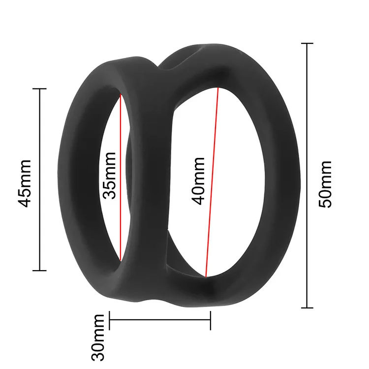 Sex Tool For Men Cock Ring Reusable Silicone Delay Ejaculation Stronger Erection Sex Toys Adult Supplies Linen Nozzle Ring Cock
