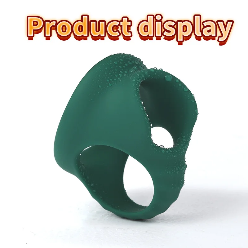 Sex Tool For Men Cock Ring Reusable Silicone Delay Ejaculation Stronger Erection Sex Toys Adult Supplies Linen Nozzle Ring Cock