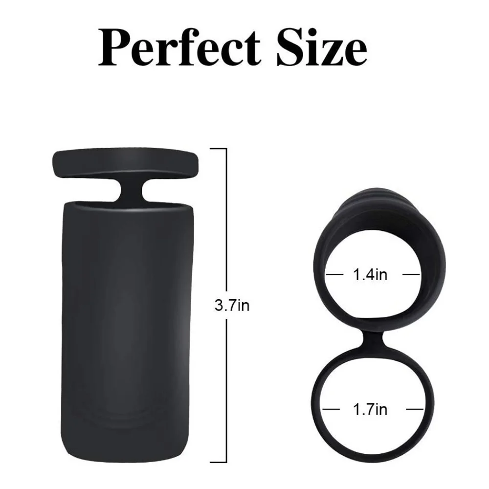 Sex Tool For Men Cock Ring Reusable Silicone Delay Ejaculation Stronger Erection Sex Toys Adult Supplies Linen Nozzle Ring Cock