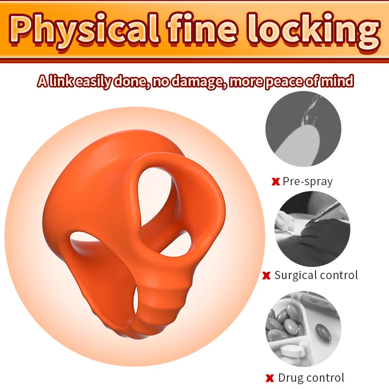 Sex Tool For Men Cock Ring Reusable Silicone Delay Ejaculation Stronger Erection Sex Toys Adult Supplies Linen Nozzle Ring Cock