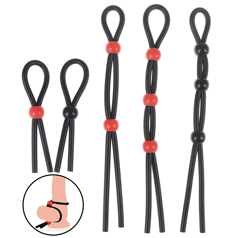 Adjustable Silicone Time Delay Erection Cock Rings Sexy Penis Rings Sex Products Men's Appliances And Adult Products