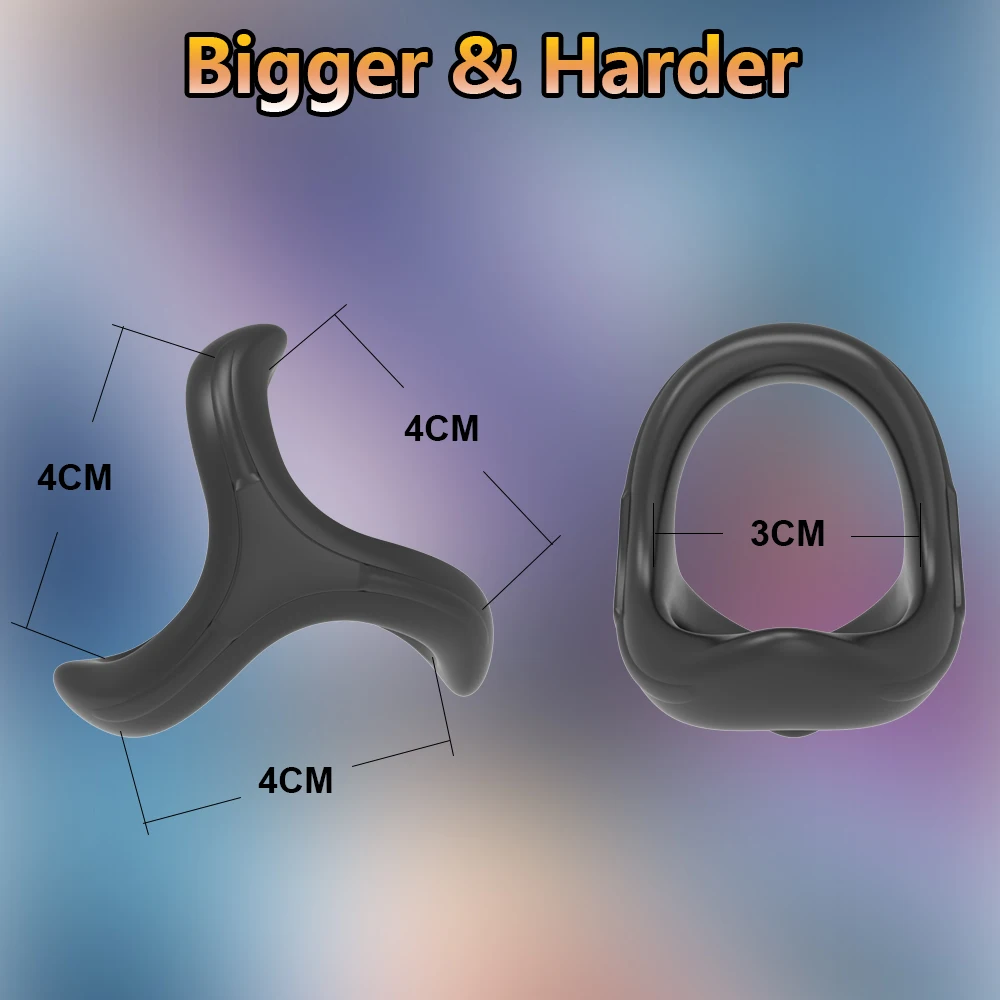 Men Cock Ring Ejaculation Delay Penis Ring Silicone Chastity Cage Male Masturbation Sex Toy for Couples Adult Goods for 18+ Men Cock Ring Ejaculation Delay Penis Ring Silicone Chastity Cage Male Masturbation Sex Toy for Couples Adult Goods for 18+