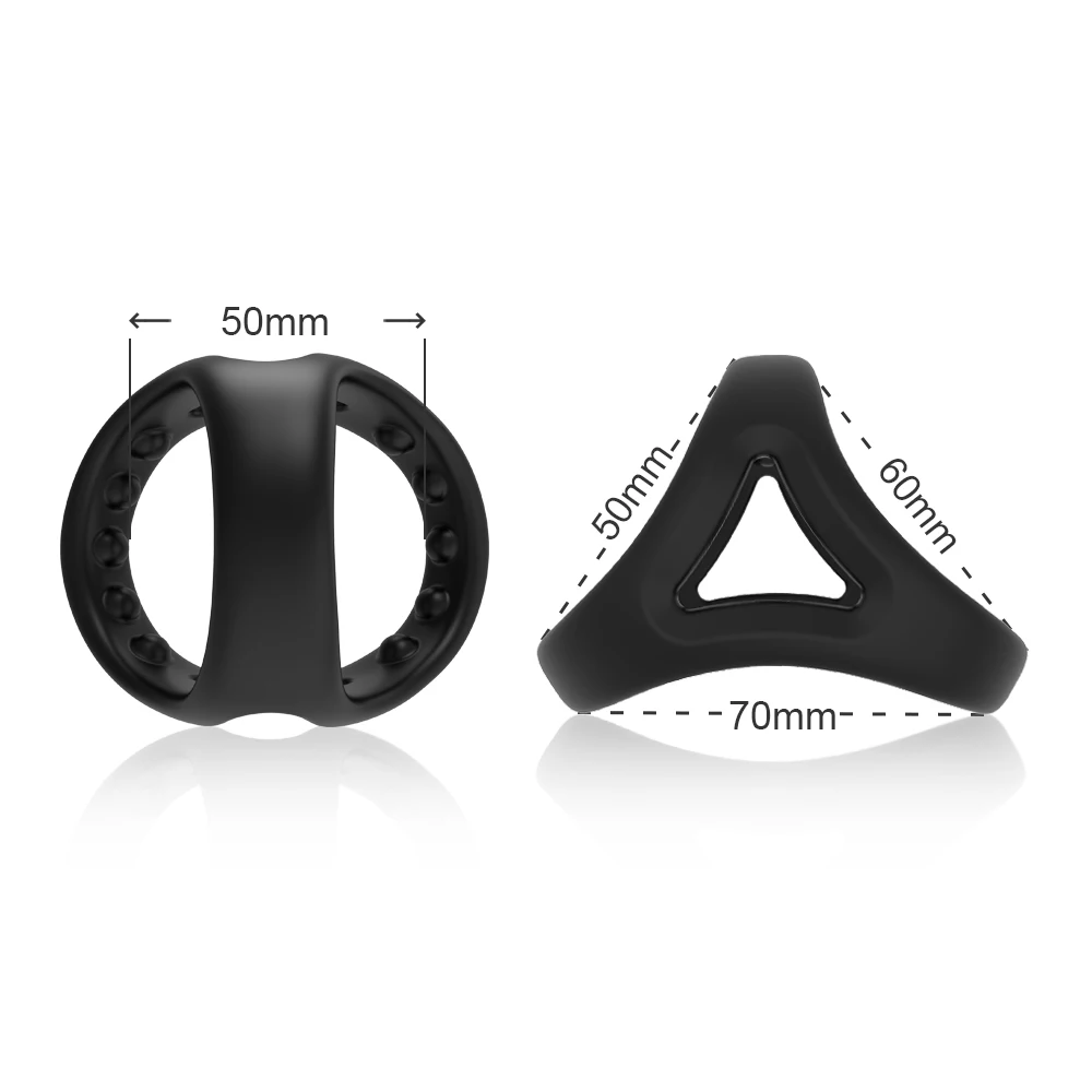 Men Cock Ring Ejaculation Delay Penis Ring Silicone Chastity Cage Male Masturbation Sex Toy for Couples Adult Goods for 18+ Men Cock Ring Ejaculation Delay Penis Ring Silicone Chastity Cage Male Masturbation Sex Toy for Couples Adult Goods for 18+