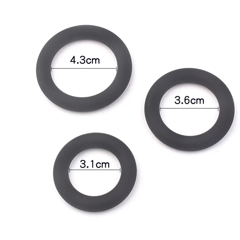 3 Sizes Silicone Cock Rings Male Delay Ejaculation Penis Lasting Erection Scrotum Testis Restraint Adult Game Sex Toys For Men 3 Sizes Silicone Cock Rings Male Delay Ejaculation Penis Lasting Erection Scrotum Testis Restraint Adult Game Sex Toys For Men