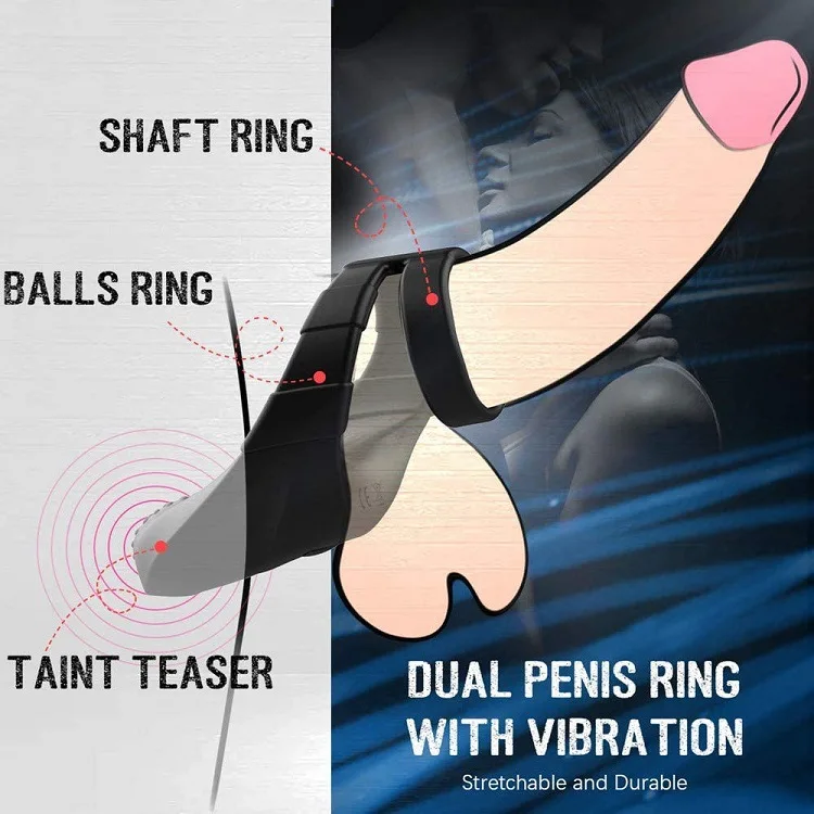 Vibrators Delay cockring lasting Ejaculation Lock Lasting Vibrators Rings Cock Sex Toys product for Men Delayed Penis Rings