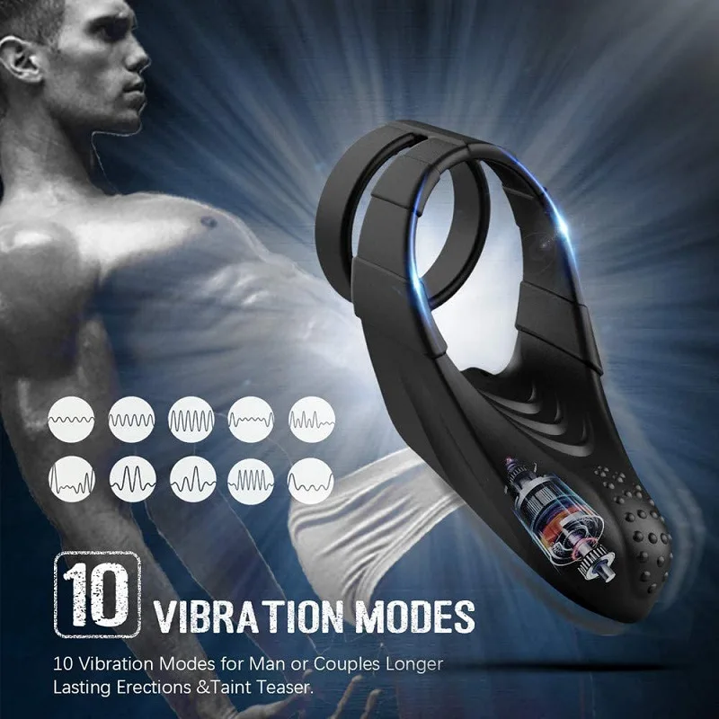 Vibrators Delay cockring lasting Ejaculation Lock Lasting Vibrators Rings Cock Sex Toys product for Men Delayed Penis Rings