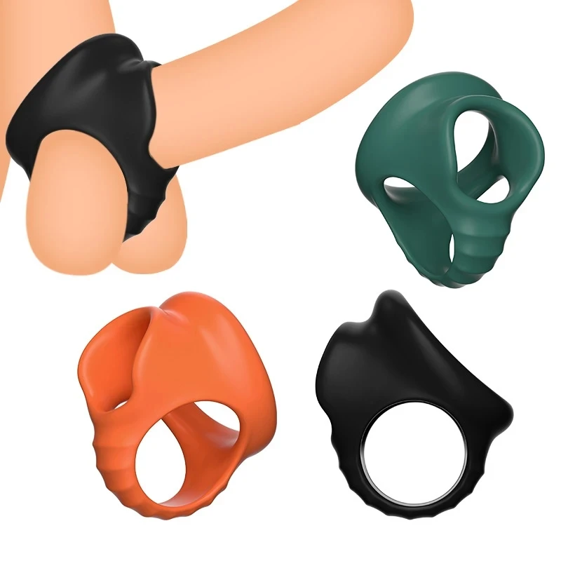 Penis Cock Ring on for Men Delay Ejaculation Erection Sex Shop Toys for Couple Sex Toy Penisring Man Dick Enlarger Rings