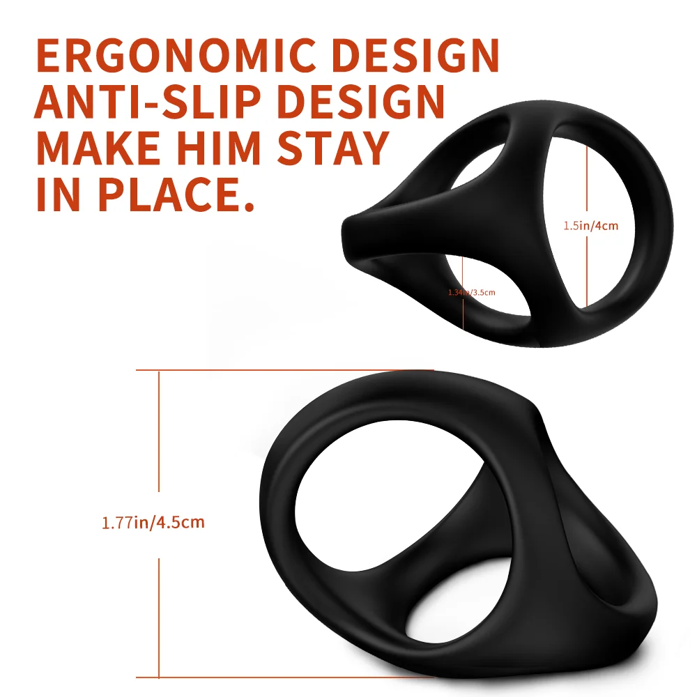 Penis Cock Ring on for Men Delay Ejaculation Erection Sex Shop Toys for Couple Sex Toy Penisring Man Dick Enlarger Rings
