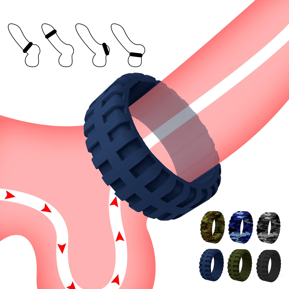 Silicone Durable Penis Ring Adult Men Ejaculation Delay Cock Rubber Rings Penis Enlargement Sex Toys For Male Sex Rings Silicone Durable Penis Ring Adult Men Ejaculation Delay Cock Rubber Rings Penis Enlargement Sex Toys For Male Sex Rings