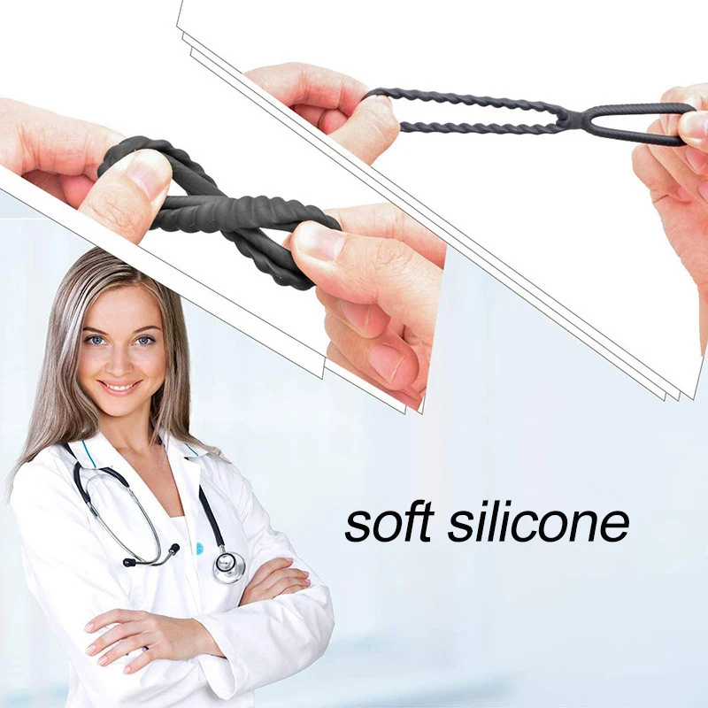 Penis Ring Silicone Semen Lock Ring Delay Ejaculation High Elasticity Time Lasting Cock Ring Sex Toys For Men Couples Adult 18+