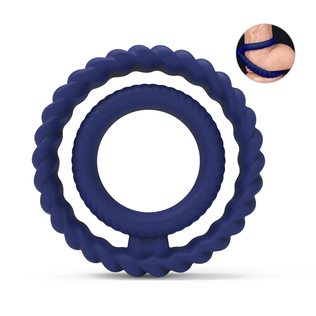 Penis Ring Silicone Semen Lock Ring Delay Ejaculation High Elasticity Time Lasting Cock Ring Sex Toys For Men Couples Adult 18+