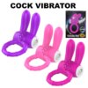 Vibrator Cock ring Rabbit Vibrating Penis Ring for Man Delay Ejaculation Clit Stimulation Intimate Sex Toys for Couple Rings 18+