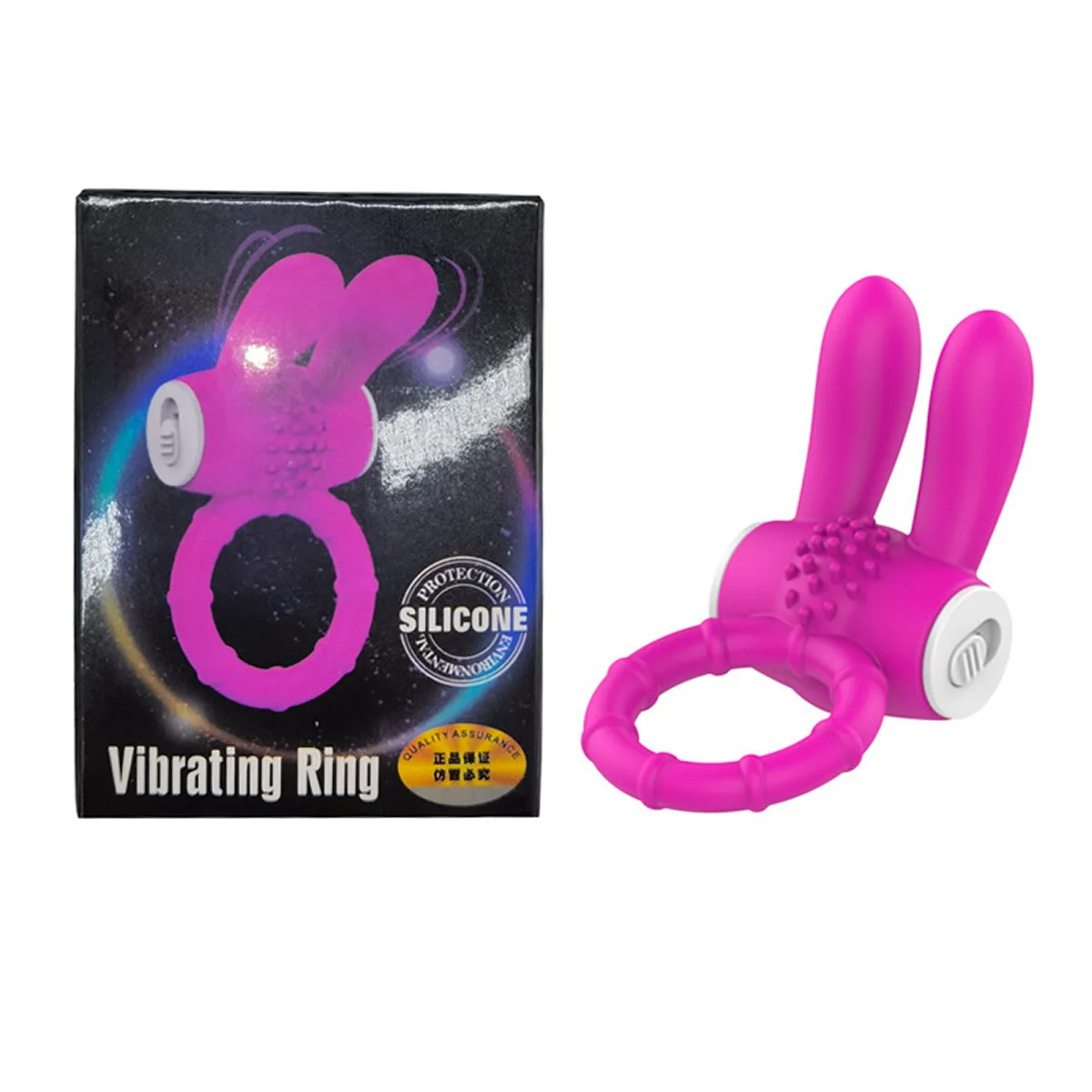 Vibrator Cock ring Rabbit Vibrating Penis Ring for Man Delay Ejaculation Clit Stimulation Intimate Sex Toys for Couple Rings 18+