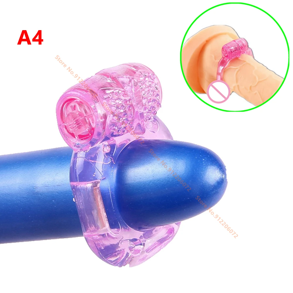 Double Vibrating Cock Ring Vibrator Male Time Delay Dual Ring Penis Sex Toys For Men Prolonging Climax Erotic Adult Sex Products Double Vibrating Cock Ring Vibrator Male Time Delay Dual Ring Penis Sex Toys For Men Prolonging Climax Erotic Adult Sex Products