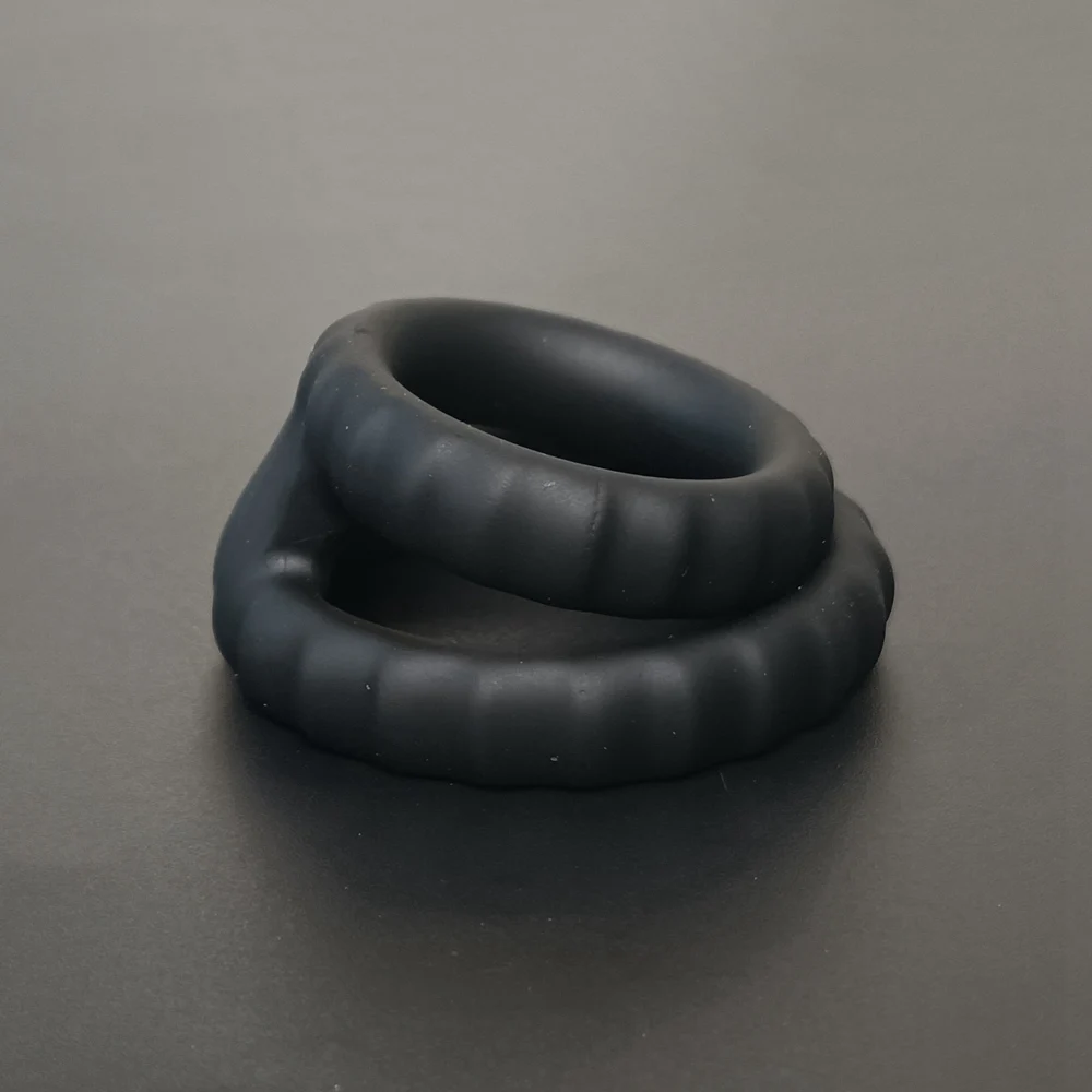 Reusable Male Penis Rings Chastity Sleeve Silicone Soft Cock Ring Penis Enlargement Delay Ejaculation Adult Game Sex Toy For Men