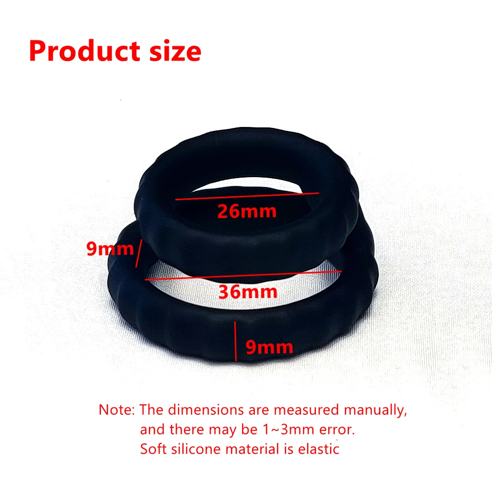 Reusable Male Penis Rings Chastity Sleeve Silicone Soft Cock Ring Penis Enlargement Delay Ejaculation Adult Game Sex Toy For Men