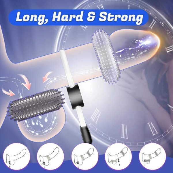 3PCS/Set Soft Cock Rings Penis Lasting Erection Male Penis Ring Rope Delay Ejaculation Scrotum Restraint Adult Sex Toys For Men