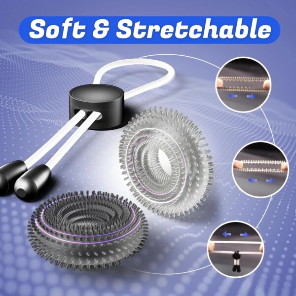 3PCS/Set Soft Cock Rings Penis Lasting Erection Male Penis Ring Rope Delay Ejaculation Scrotum Restraint Adult Sex Toys For Men