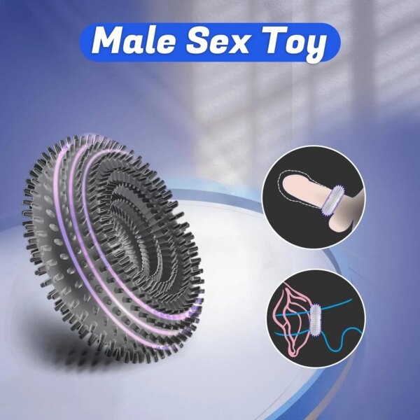 3PCS/Set Soft Cock Rings Penis Lasting Erection Male Penis Ring Rope Delay Ejaculation Scrotum Restraint Adult Sex Toys For Men